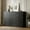 Black, variant on Furniway Black Dresser for Bedroom, 8 Drawer Double Dresser, Modern Chest of Drawers for Bedroom, Living Room, Entryway and Closet, 55" L x 15.7" D x 37.4" H