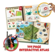 Abacus Brands Professor Maxwells VR World Travel Kit - VR Atlas, Dino Dig STEM Toys, VR Goggles Included