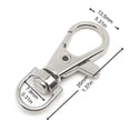 thumbnail image 3 of YYKihy Portable Metal Swivel Lobster Clasps Clip Lanyards Hooks For Key Ring Keychain DIY Craft, 3 of 7