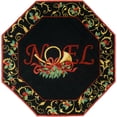 thumbnail image 2 of Safavieh Chelsea Festive Bordered Area Rug, Black, 6' x 6' Round, 2 of 7