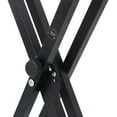 thumbnail image 3 of Keyboard Stand Heavy Duty Double Braced 6 Gears Adjustable for All Keyboards Black, 3 of 9