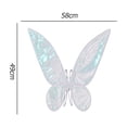 thumbnail image 3 of Alas De Ángel De Hadas Alas de hadas de mariposa Favor de fiesta Niños Alas de ángel Fotografía Traje de Navidad Likrtyny libre de BPA, 3 of 8
