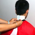 thumbnail image 2 of 4 rollos de 400 hojas de papel desechable para el cuello, flexible, protector de cuello para peluquería, práctico protector de cuello para cortes de pelo en casa (blanco), 2 of 7