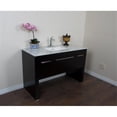 thumbnail image 2 of Bellaterra Home 55.3 in Single sink vanity-Black - White Marble, 2 of 3