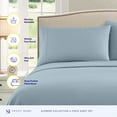 thumbnail image 2 of Juego de sábanas Sweet Home Collection 1800 Supreme Twin Misty Blue, 2 of 6
