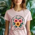 thumbnail image 5 of Christian Floral Graphic T-Shirt Fearfully and Wonderfully Made, Natural, Size 2XL, 5 of 6