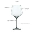 thumbnail image 4 of Spiegelau Style Burgundy Wine Glasses, Set of 4, European-Made Lead-Free Crystal, Classic Stemmed, Dishwasher Safe, Professional Quality Red Wine Glass Gift Set, 22.6 oz, 4 of 10