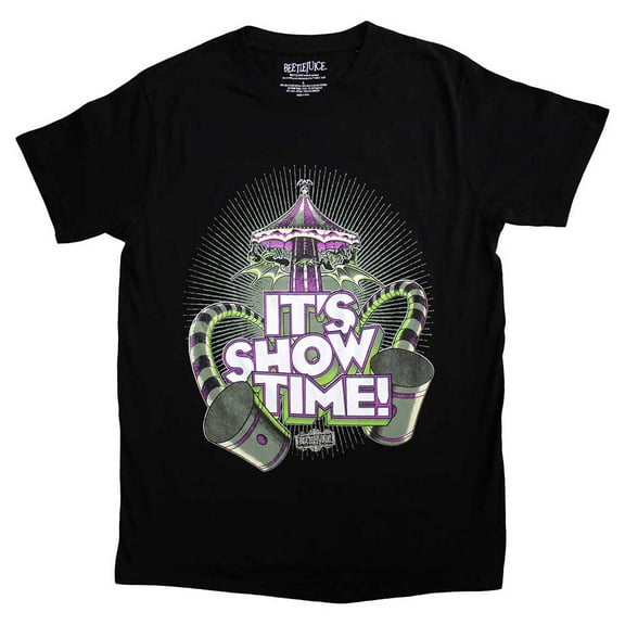 Beetlejuice Unisex T-Shirt: It's Showtime Carousel (Small)