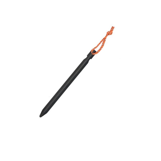 Greeniant Paquete de 10 estacas para tienda de campaña, para acampar al aire libre, portátiles, de aleación de aluminio, estacas para toldo, carpas Negro