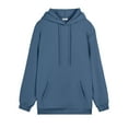thumbnail image 3 of Rosvigor Oversized Hoodies for Women Polar Fleece Hooded Sweatshirts Drawstring Long Sleeve Pullover Tops, 3 of 6
