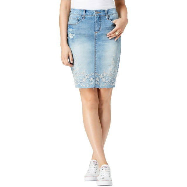 Vintage America Jupe Crayon Clarissa pour Femmes, Bleu, 16