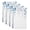 Blue, variant on Eucalyptus Leaves Kitchen Towels, Absorbent Microfiber Kitchen Dish Hand Tea Bath Towel, Green Botanical Summer Spring Leaves Quick Dry Cleaning Cloth Dishclothes Decorative Sets, (4-PC, 18x28)