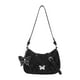 thumbnail image 1 of Bolso de mano para mujer con diseño de mariposa, ligero, elegante y casual. Negro, 1 of 9