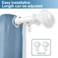 thumbnail image 2 of Urbanest Single Curtain Rod and Hardware Set, 2 of 6