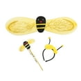thumbnail image 3 of Shisuyan 3Pcs Dancing And Swinging Cartoon Bee Hair Decor With Yellow Fairy Wings For Photography, 3 of 8