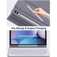 thumbnail image 4 of Funda de teclado SENGBIRCH para Samsung Galaxy Tab S10+ S9+ de 12,4 pulgadas, 4 of 8