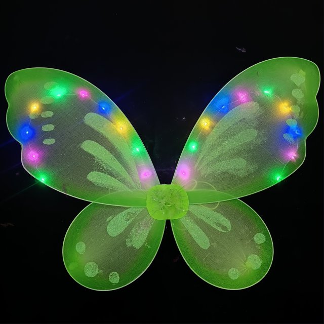 Alas de hadas mariposa verde brillante 47*57cm Kuyhfg Bienvenido a Kuyhfg