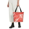 thumbnail image 5 of Kll Tote Bag For Women Beef Steaks Print Shopping Grocery Reusable Bags For Office School Shopping Travel, 5 of 7