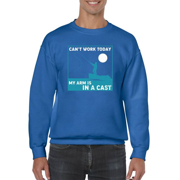 My Arm Is In A Cast Sweatshirt Men -GoatDeals Designs, Male XX-Large