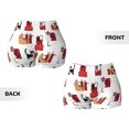 thumbnail image 5 of Picia Cute Cat And Christmas Gift Printed Workout Shorts for Women Seamless Scrunch Butt Lifting High Waisted Yoga Gym Booty Running Moisture-wicking Short Pants-Small, 5 of 9