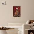 thumbnail image 3 of Dress in Fall Bloom Canvas Inspiring Women Protraits by Art Remedy, Gold Frame, 24" x 36", 3 of 7