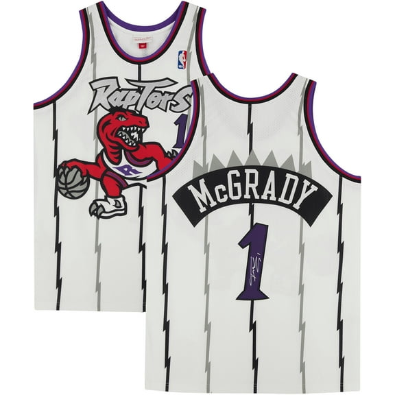 Tracy McGrady Toronto Raptors Autographed 1998 White Mitchell & Ness Authentic Jersey - Fanatics Authentic Certified
