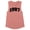 Desert Pink, variant on 1987 College Style Women's Muscle Tank Large White