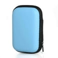 thumbnail image 1 of tredstone Portable Earphone Carry Case with Zipper Earbud Wired Headset Storage Box Organizer Multi-purpose Protection Pouch Office Blue, 1 of 5