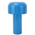 thumbnail image 2 of Mushroom Table Lamp, Touch Control USB Rechargeable Desk Lamp USB Charging 3 Color Dimming Blue  For Restaurant, 2 of 8