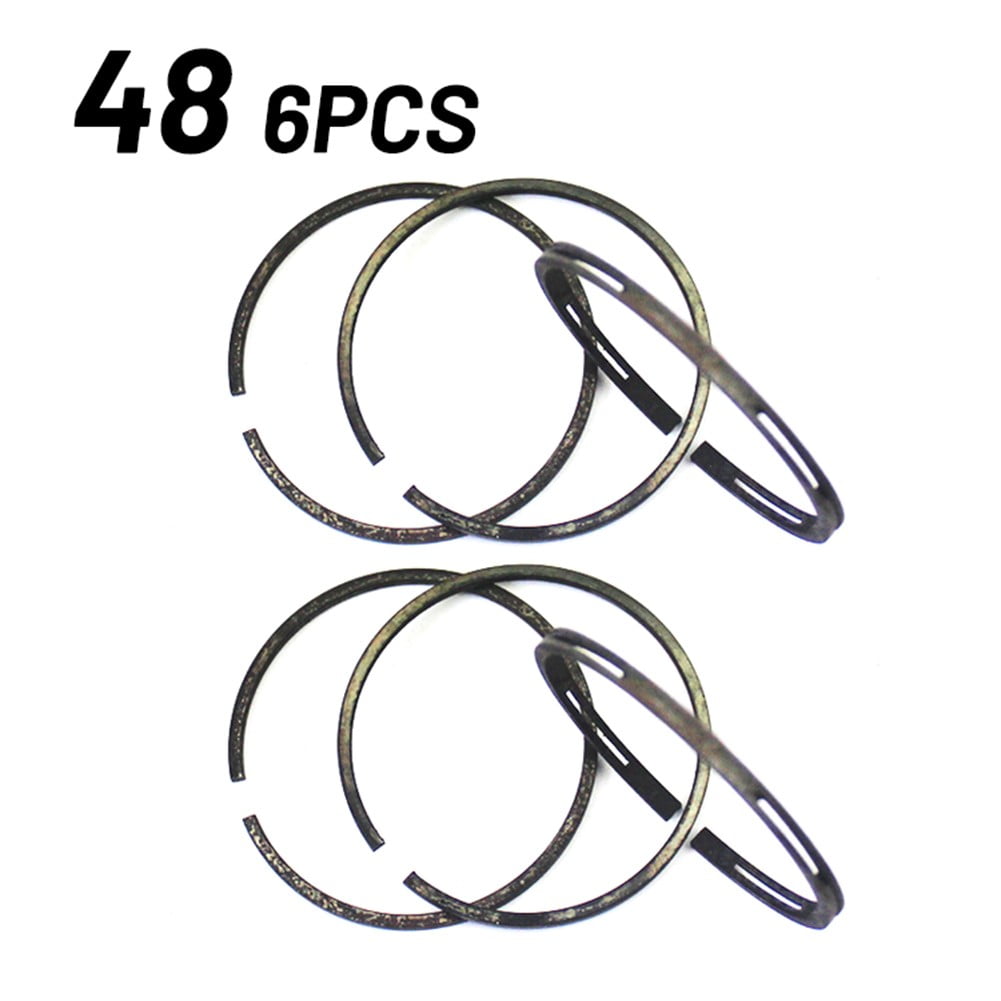 6pcs Air Compressor Piston Ring Oil Ring Air Pump Accessories 50 49 51 