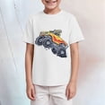 thumbnail image 2 of Gubotare Boys Shirts Plain Toddler Clothes Boys Shirts Short Sleeve Cartoons Printed Tees for Boys T Shirt Spring/Summer 3T 4T (White,3-4 Years), 2 of 4