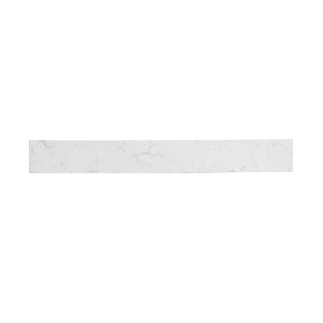 Elegant Decor BS1132CW 32 in. Backsplash, Calacatta White