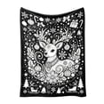 thumbnail image 7 of Christmas DIY Coloring Throw Blanket, Flannel Xmas Pattern Blanket for Kids Adults Home Decor, 7 of 7