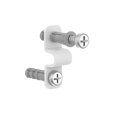thumbnail image 4 of Ganchos para estantes ClosetMaid 7561 para instalación en concreto, paquete de 12, blanco, 4 of 7