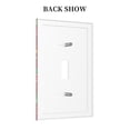 thumbnail image 4 of Kll X-Mas And New Year Wall Plate,Gloss Finish,Standard Size 1 - 5" X 3", Polycarbonate Thermoplastic,Electric Receptacle Plug Covers, 4 of 8