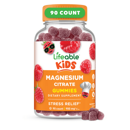 Lifeable Magnesium Citrate for Kids – 900 mg - 90 Gummies