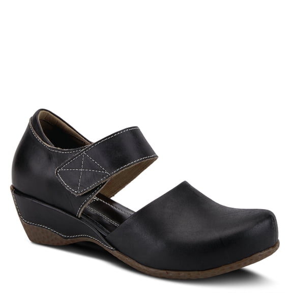 L`Artiste Gloss Women's Mary Jane with Hand-painted Leather Craftsmanship