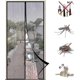 thumbnail image 1 of Magnetic Door Window Mosquito Net 120x210cm, Self-adhesive Mesh Encryption Mosquito Net, Anti Mosquito Magnetic Curtain Automatic Closing, No Drilling, 1 of 5