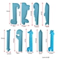 thumbnail image 2 of Techinal Epoxy Resin Mold Cartoon Animal Shape Ruler Casting Silicone Mould DIY Crafts Making Tool, 2 of 19