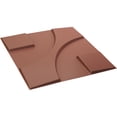 thumbnail image 6 of 19 5/8"W x 19 5/8"H Nestor EnduraWall Decorative 3D Wall Panel, Universal Pearl Metallic Champagne Pink (Covers 2.67 Sq. Ft.), 6 of 6