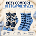 thumbnail image 2 of Muk Luks Kids Cozy, Yarn Lining, Whisper Soft, Lightweight Breathable Socks, Sizes Small - Medium, 2 of 8