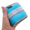 thumbnail image 3 of OULII 2Pcs Wrist Weights Bracelet Weighted Wrist Band Sky Blue Iron Sand Resistance Exercise, 3 of 8