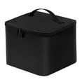 thumbnail image 4 of Bolsa térmica térmica, porta helados, bolso negro, bolsa para calentar comida para postres, comestibles, trabajo, entrega de comida, comida para lleva, 4 of 9