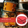 thumbnail image 7 of Padded Portable Snare Drum Case Oxford Cloth Bag 13/14" Red, 7 of 7
