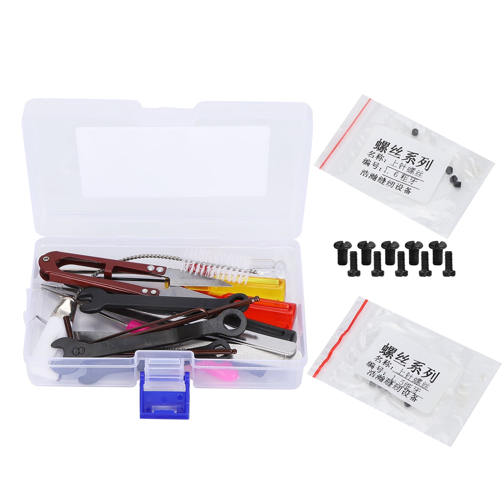 6 Pcs Sewing Machine Cleaning Kit, Overlock & Serger Service/Repair Tool Kit - S