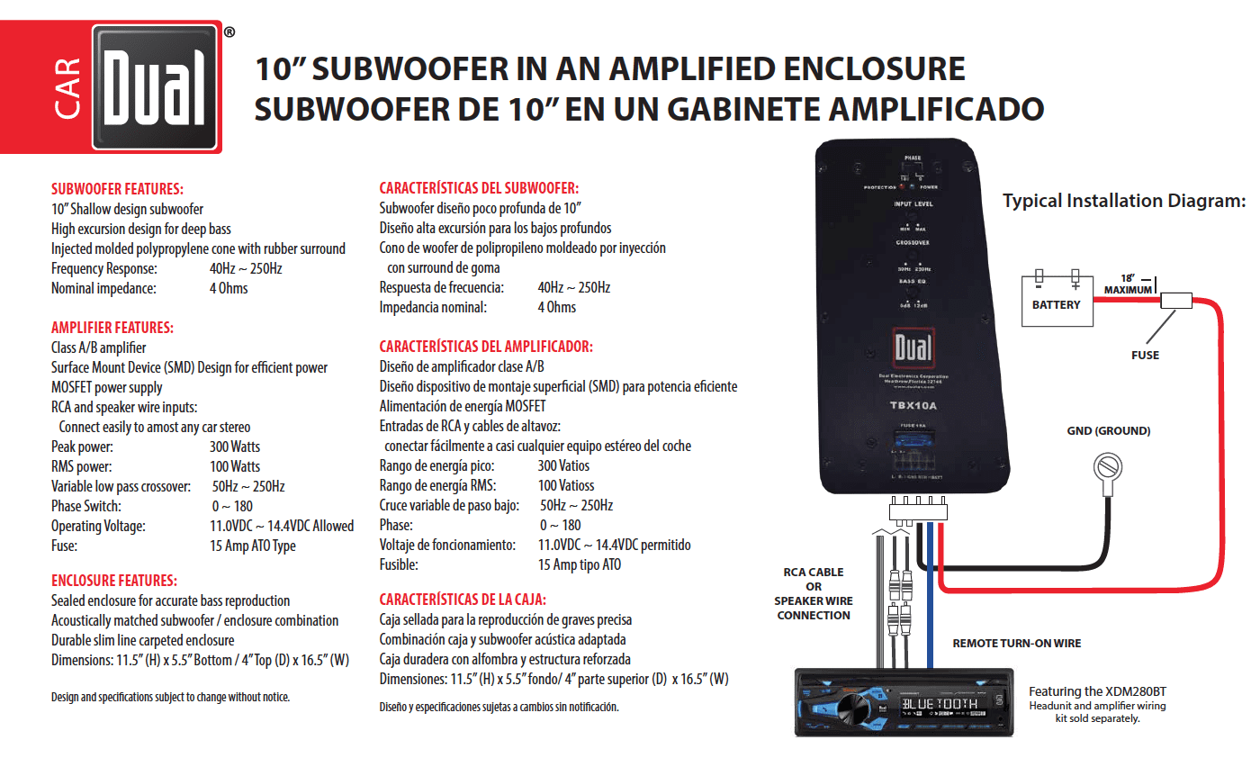 walmart dual 10 subwoofer