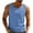 Blue, variant on purcolt Mens Faux Denim Tank Tops Sleeveless Muscle Gym T Shirts with Pocket S-4XL