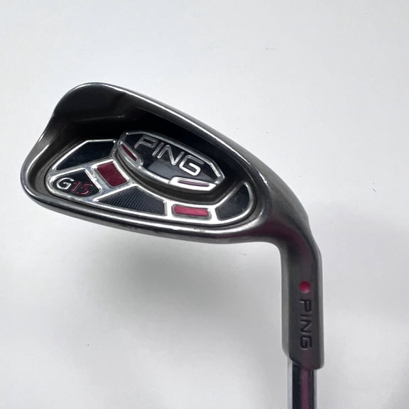 Pre-Owned Ping G15 Single 8 Iron Red Dot 1* Flat AWT Soft Regular Senior Steel Mens RH