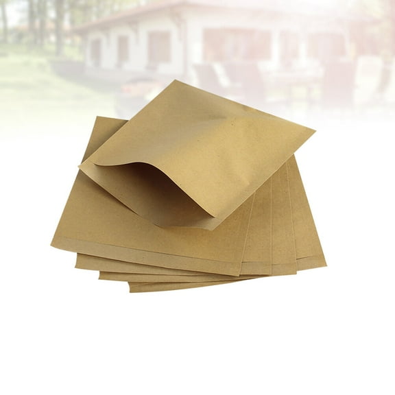 ORDDIART 200Pack Snack Bags Brown Paper Bags Oilproof and 6.7x5.9x0.04in