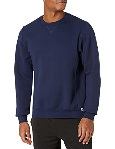 Russell Athletic Men's Dri-Power Fleece Sweatshirt New Navy Large 